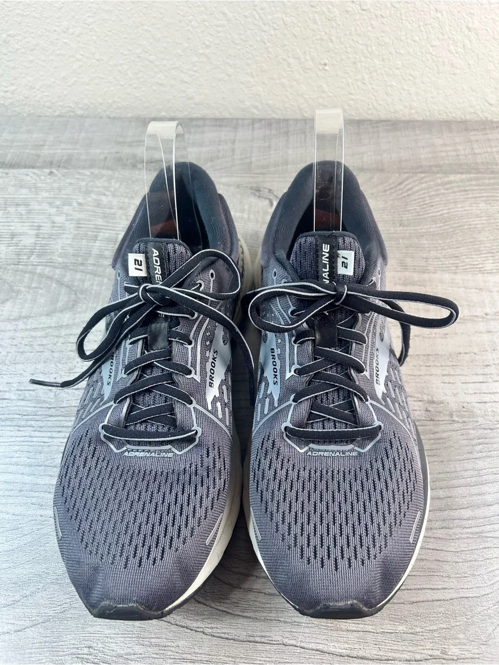 Brooks Adrenaline GTS 21 Running Shoes Men’s Size 8 D Sneakers Charcoal Gray